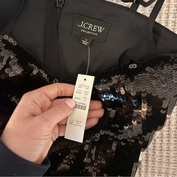 NWT J. Crew Collection Sequin Invite Dress - Picture 3 of 3